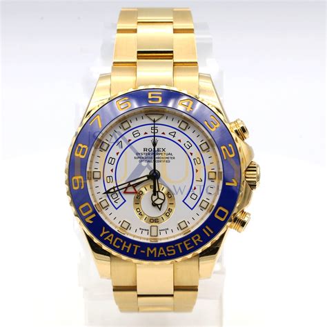 rolex yachtmaster gold used|Rolex gold yacht master price.